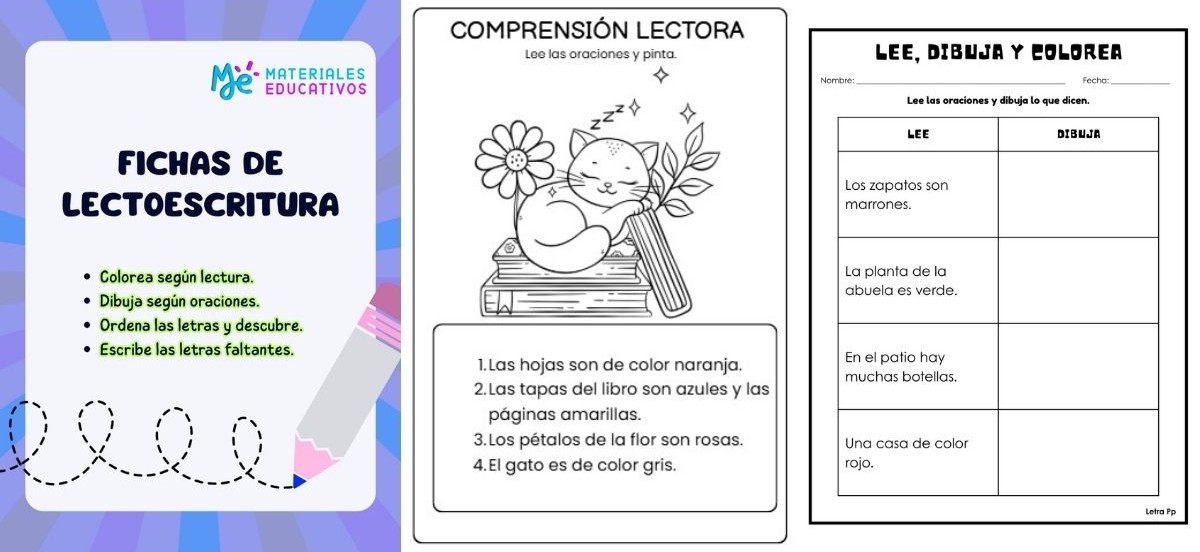 fichas de lectoescritura pdf