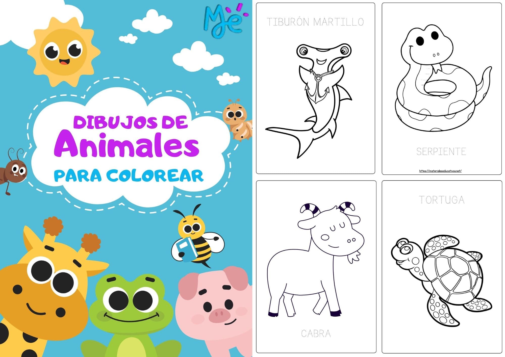 Dibujos De Animales Para Pintar Materiales Educativos Dibujos De Animales Para Pintar Materiales Educativos