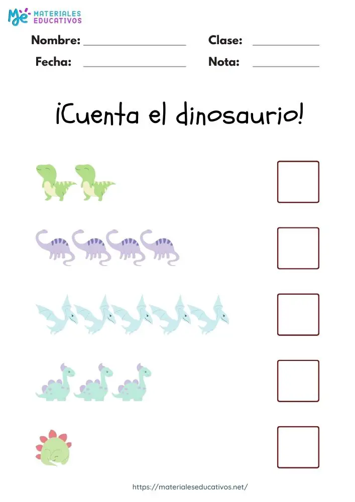 dino suma conteo